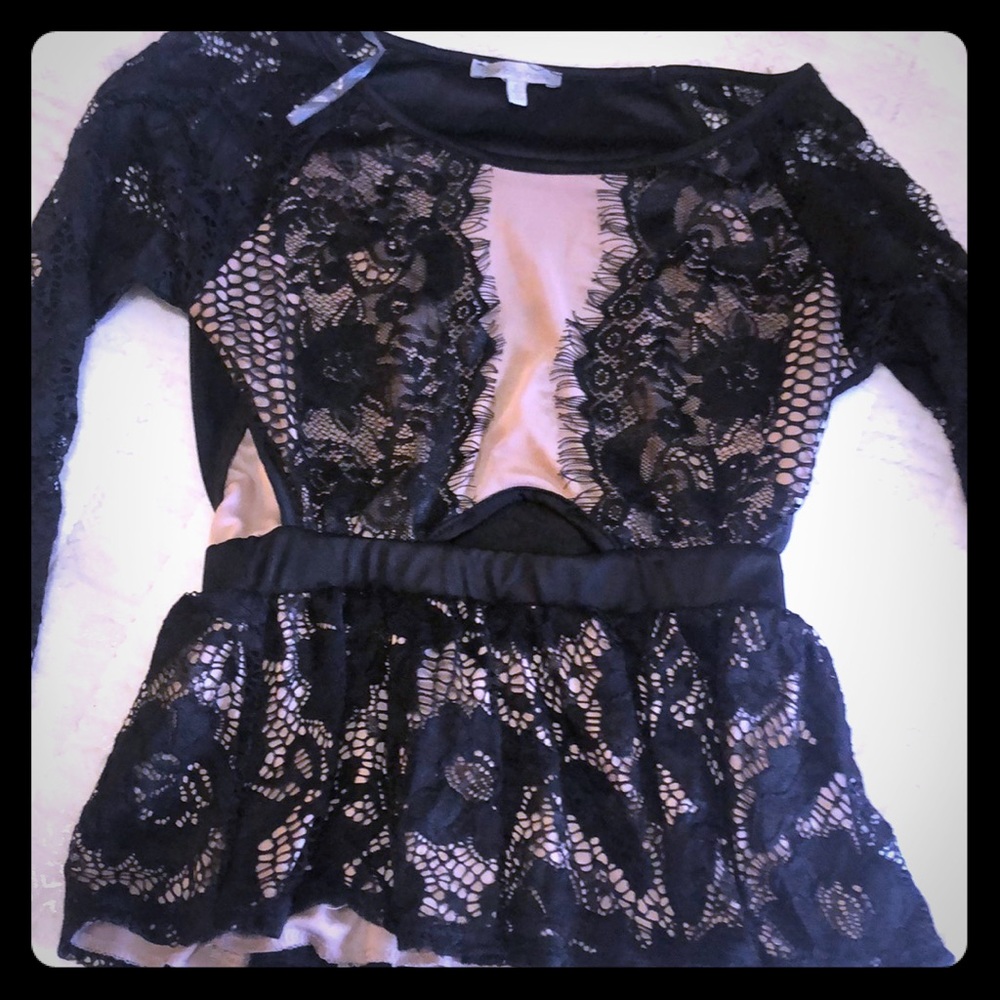 Lace dressy top